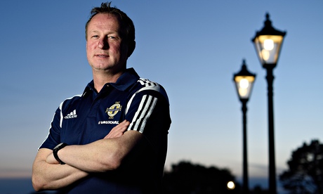 Nothern Ireland's Michael O'Neill says there is not one manager he would ring for advice