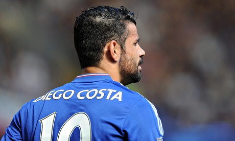Chelsea's Diego Costa attracts criticism for his on-field antics but he is also a target for fouls.