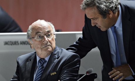Sepp Blatter and Michel Platini