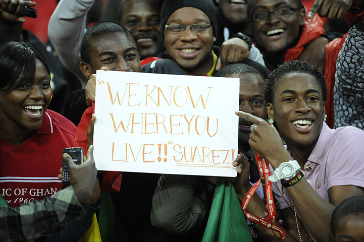 England v Ghana: Ghana fans