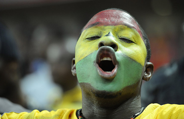 England v Ghana: Ghana fans sings