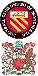 Club badges of Manchesters United