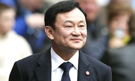 Manchester City owner Thaksin Shinawatra flees to England to ...