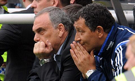 Avram Grant and Henk ten Cate