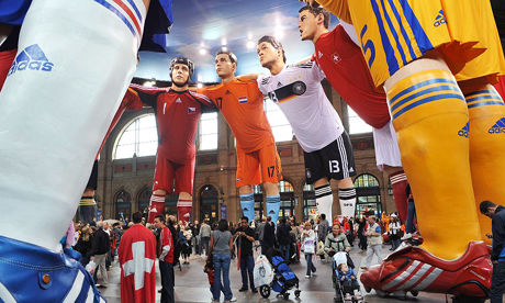 Euro 2008 giant footballers