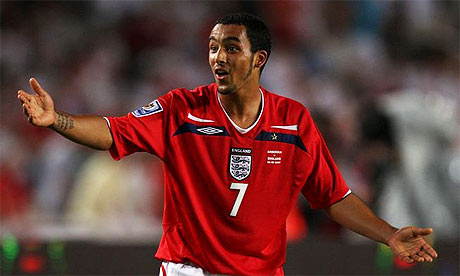 Theo Walcott of England