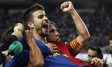 Gerard Pique Barcelona 2010. Gerard Piqué