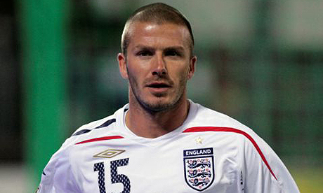 david beckham england captain. David Beckham resigned as