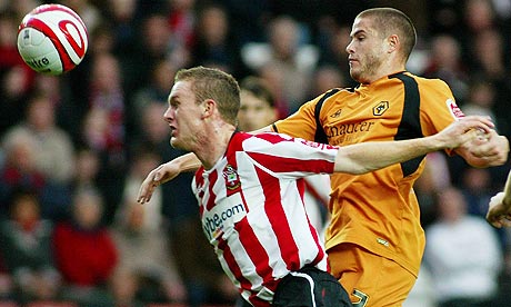 Wolves' Michael Kightly and Southampton's Alex Pearce