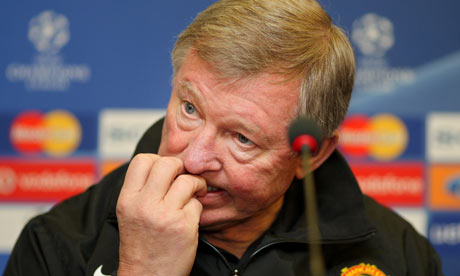 Manchester United coach Sir Alex Ferguson