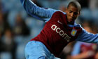 Uefa Cup: Aston Villa's Ashley Young and Ivelin Popov of Lovech