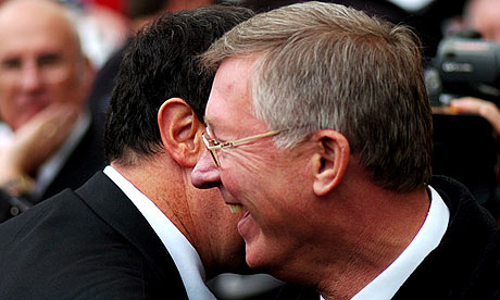 Rafael Benitez and Sir Alex Ferguson