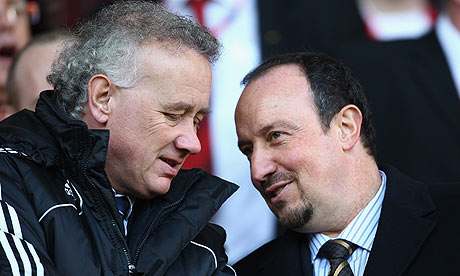 Rafael Benitez and Rick Parry