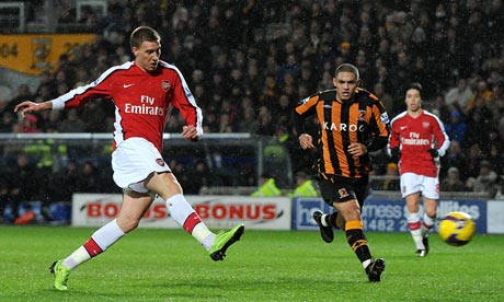 Nicklas Bendtner Arsenal Forward Player from Denmark