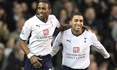 jermain defoe tottenham 2010. Jermain Defoe and Aaron Lennon