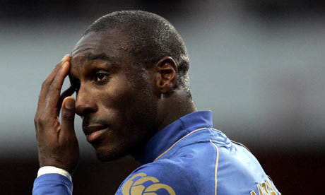 Portsmouth's Sol Campbell was subjected to alleged homophobic chants last year