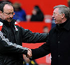 Rafael Benitez and Alex Ferguson