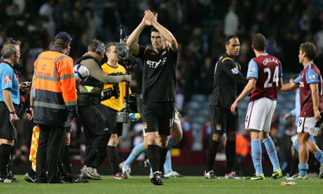 Gareth Barry of Manchester City