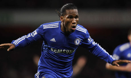 didier drogba makeup. Didier Drogba of Chelsea