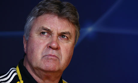 Chelsea caretaker coach Guus Hiddink