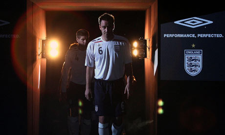 John Terry, England Umbro kit launch