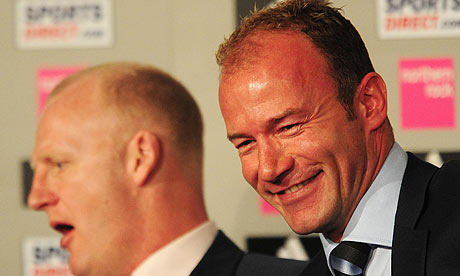 Alan Shearer and his new assistant Iain Dowie