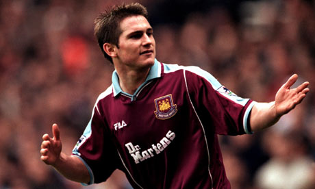 Frank Lampard playing for West Ham United