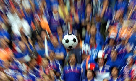 An inflatable football