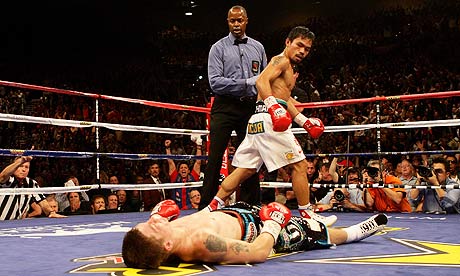 Manny Pacquiao leaves Ricky