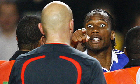 didier drogba chelsea. Chelsea#39;s Didier Drogba shouts