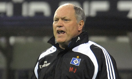 Hamburg's manager Martin Jol