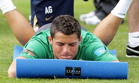 cristiano ronaldo real madrid training. Cristiano Ronaldo during a