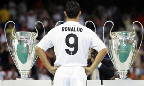 cristiano ronaldo madrid. Cristiano Ronaldo poses with