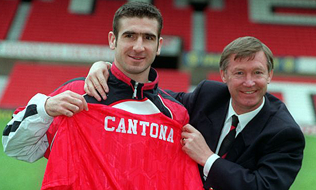 Alex Ferguson unveils Eric Cantona in 1992