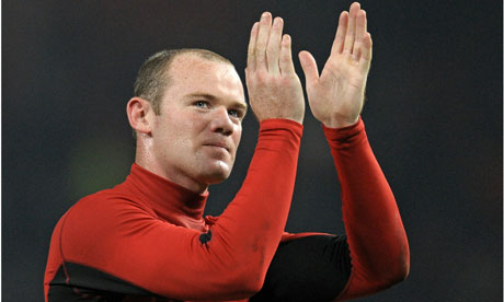 Wayne Rooney Manchester United v Wigan Athletic Premier League