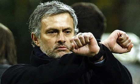 jose mourinho 2010. Jose Mourinho made a handcuff