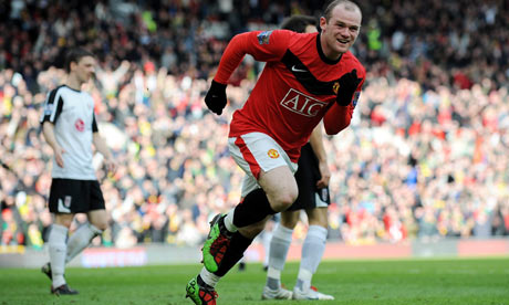 Wayne Rooney scores