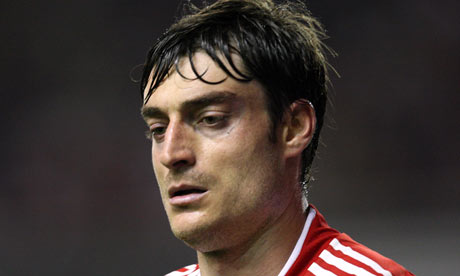 Albert Riera, the Liverpool midfielder