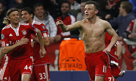 UEFA Champions League Football, Bayern Muenchen goes to the semifinal