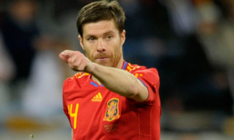 Xabi Alonso the Spain midfielder had problems trying to impress Rafa