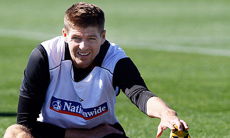 Steven Gerrard training
