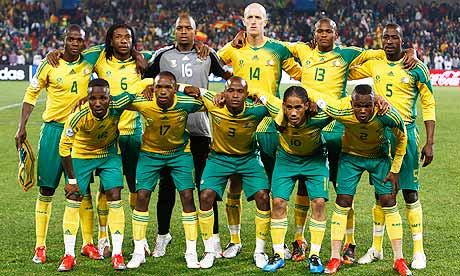 South Africa Football Team for FIFA World Cup 2010