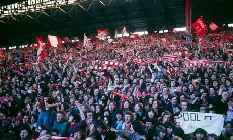 20.04.1974 LFC v Everton (0-0) - Anfield crowd