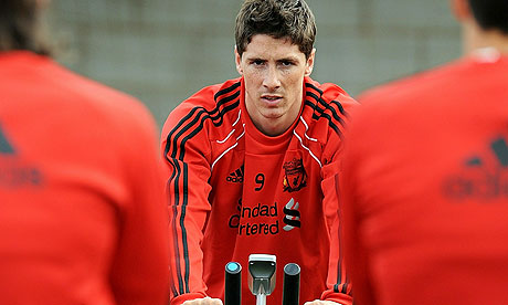 Fernando Torres Not on his bike after all Well you get what we mean