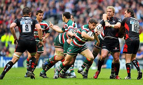 Dan Hipkiss Leicester v Saracens - Twickenham