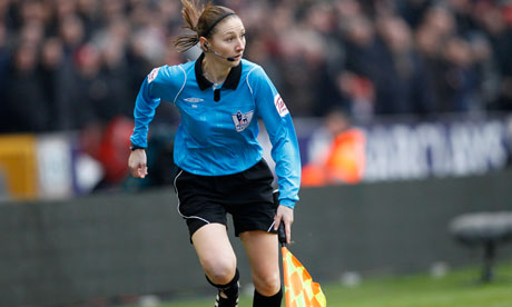 Sian Massey assistant referee