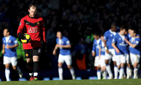 Wayne Rooney has had mixed fortunes playing for Manchester United against Everton