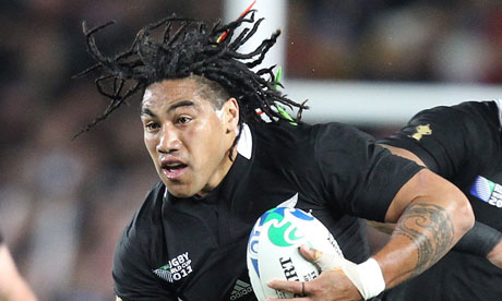 New Zealands Ma'a Nonu in action