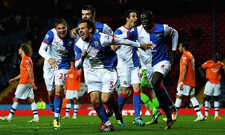 Blackburn Rovers beat Newcastle in the Carling Cup