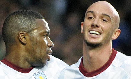 Aston Villa celebrate
